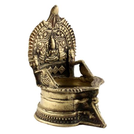 Indian Brass Oil lamp Temple Deepak Lamp